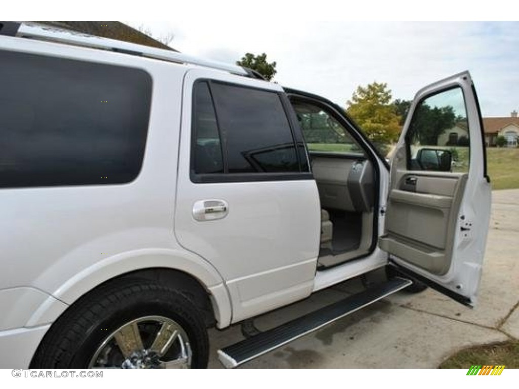2010 Expedition Limited - White Platinum Tri-Coat Metallic / Stone photo #4