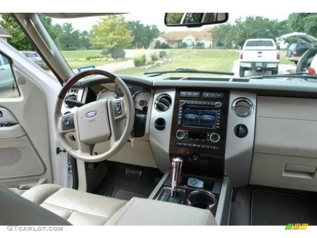 2010 Expedition Limited - White Platinum Tri-Coat Metallic / Stone photo #5