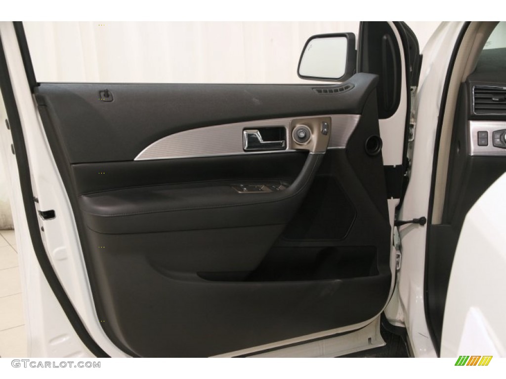 2013 Lincoln MKX AWD Charcoal Black Door Panel Photo #90495729