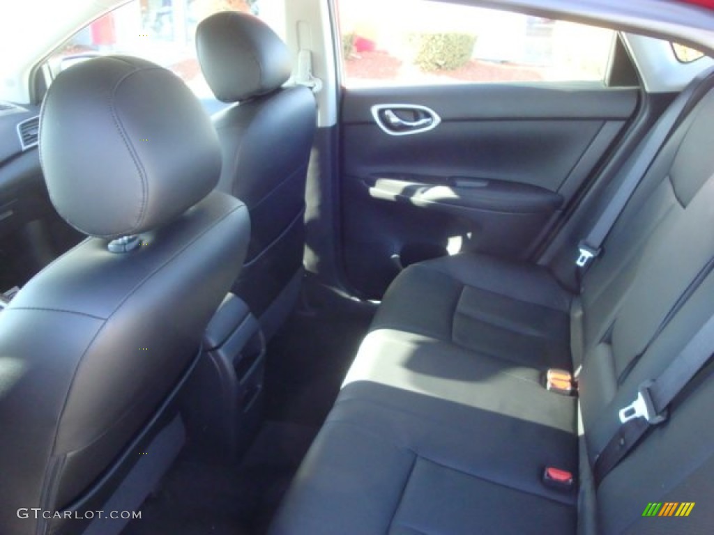 2013 Sentra SL - Red Brick / Charcoal photo #14