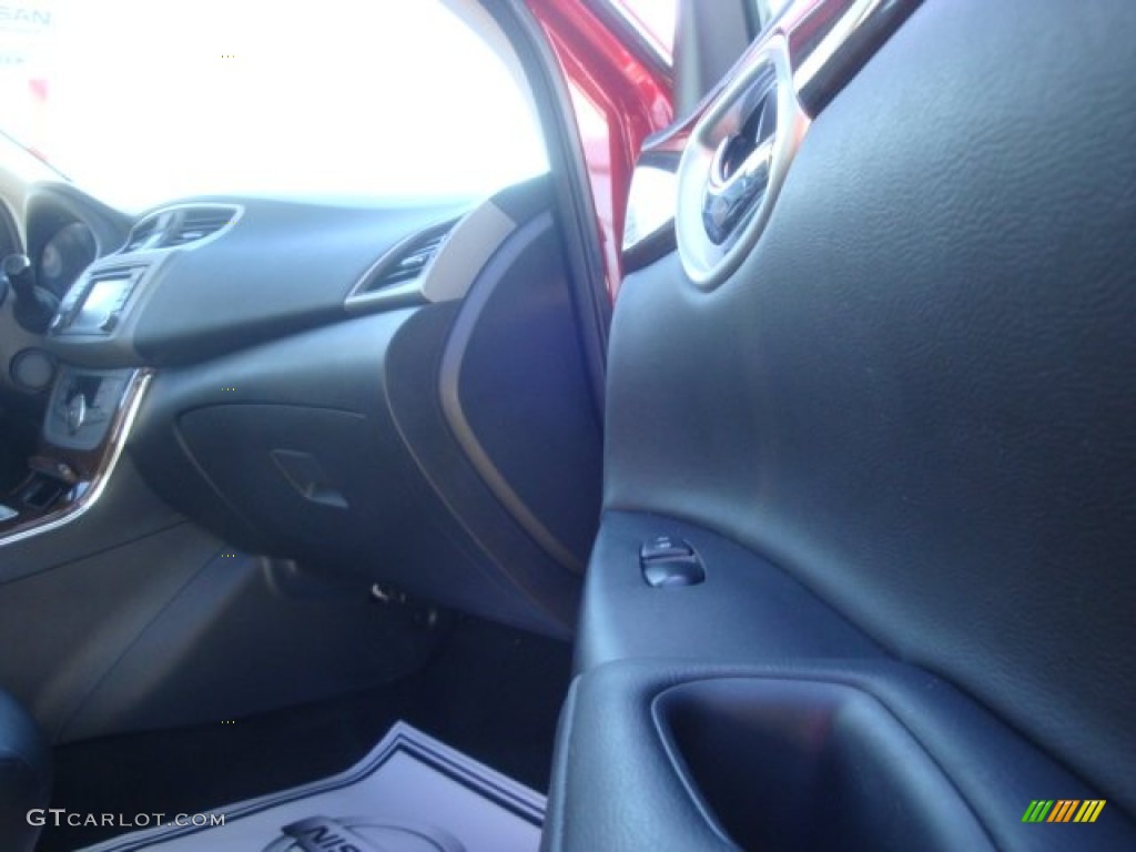2013 Sentra SL - Red Brick / Charcoal photo #16