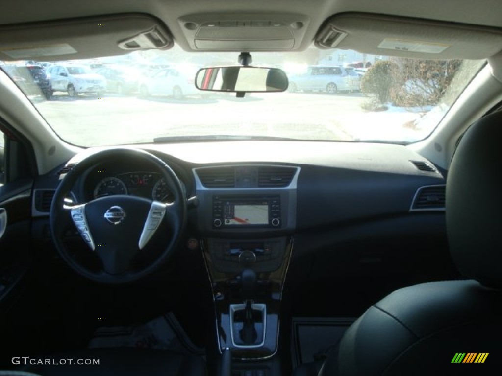 2013 Sentra SL - Red Brick / Charcoal photo #18