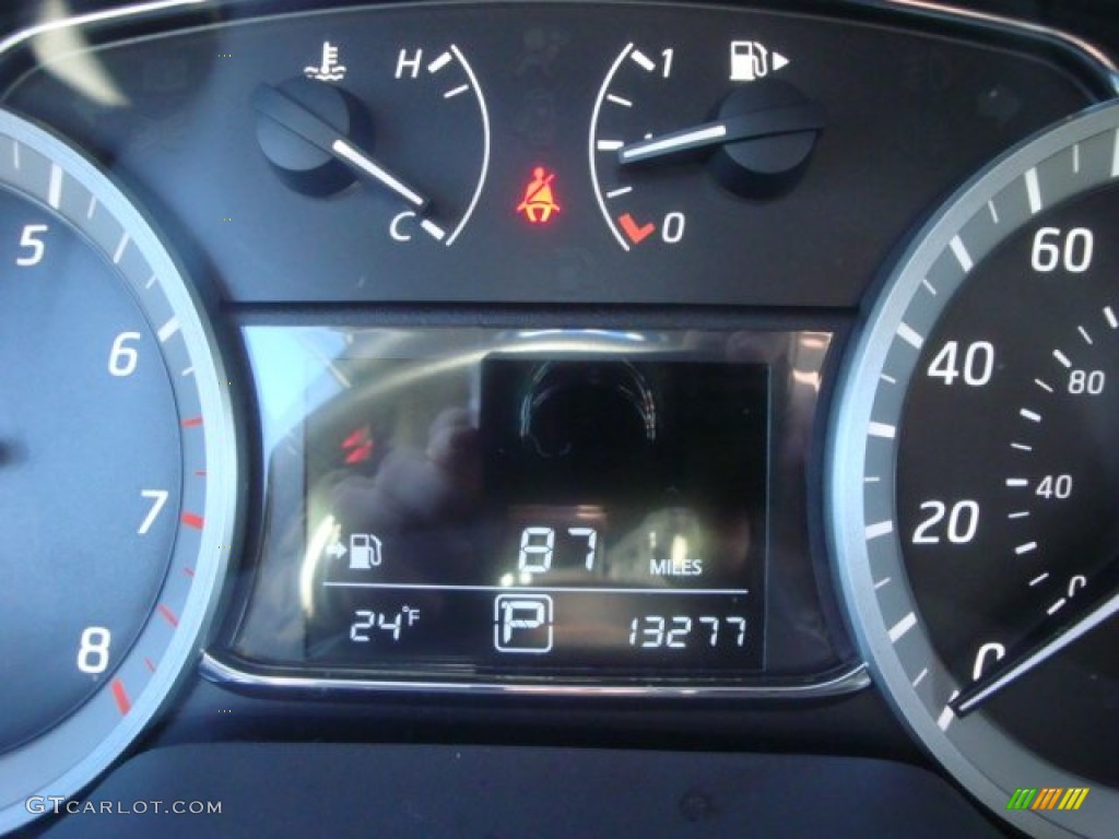 2013 Sentra SL - Red Brick / Charcoal photo #22