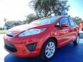 Race Red 2013 Ford Fiesta SE Sedan