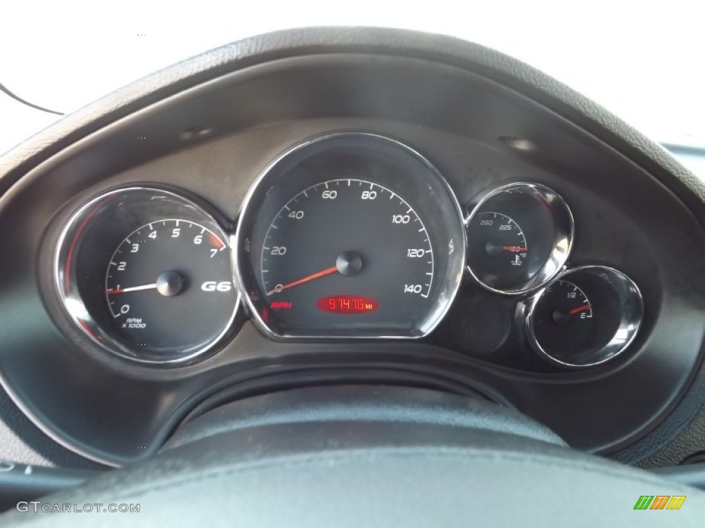 2007 G6 GT Sedan - Electric Blue Metallic / Ebony photo #9
