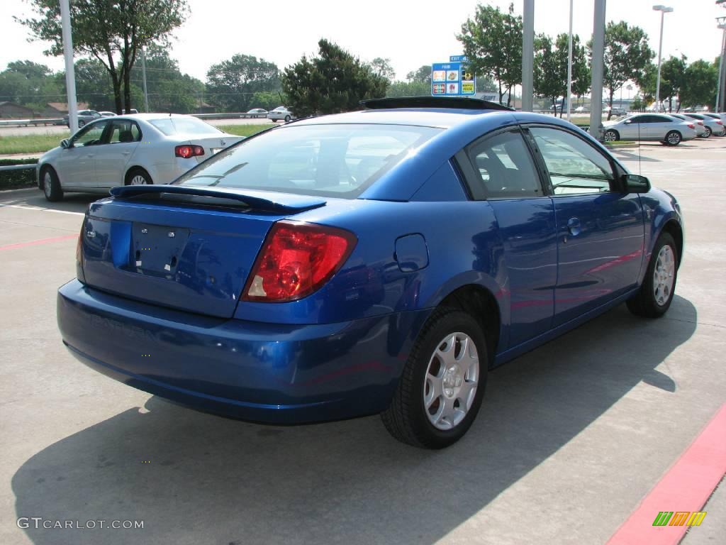 2003 ION 2 Quad Coupe - Bright Blue / Gray photo #5