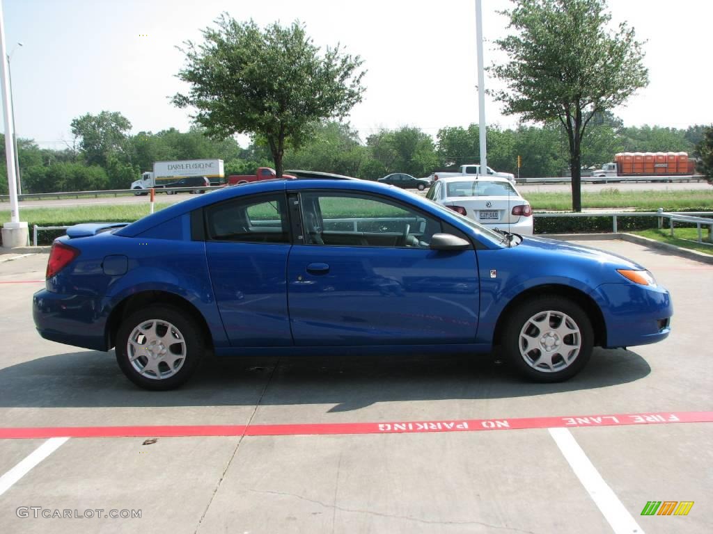 2003 ION 2 Quad Coupe - Bright Blue / Gray photo #6