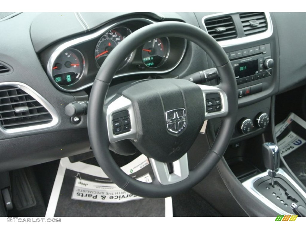 2013 Avenger SXT V6 - Black / Black/Light Frost Beige photo #24