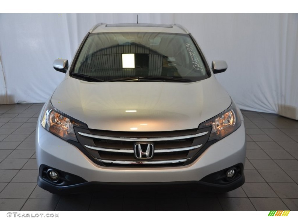 2014 CR-V EX-L - Alabaster Silver Metallic / Gray photo #2