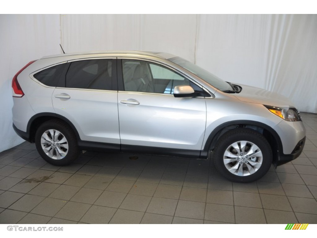 2014 CR-V EX-L - Alabaster Silver Metallic / Gray photo #5