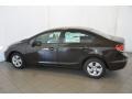 Kona Coffee Metallic - Civic LX Sedan Photo No. 8
