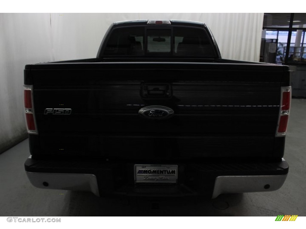 2010 F150 Lariat SuperCab - Tuxedo Black / Black photo #5