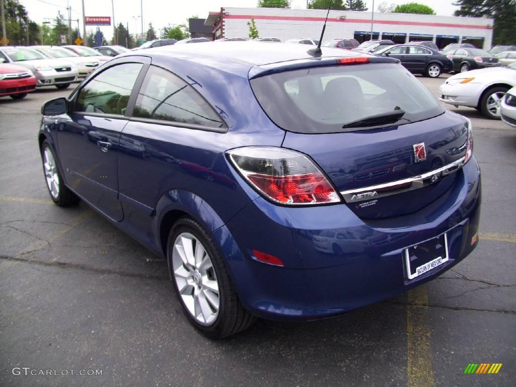 2008 Astra XR Coupe - Twilight Blue / Charcoal photo #3