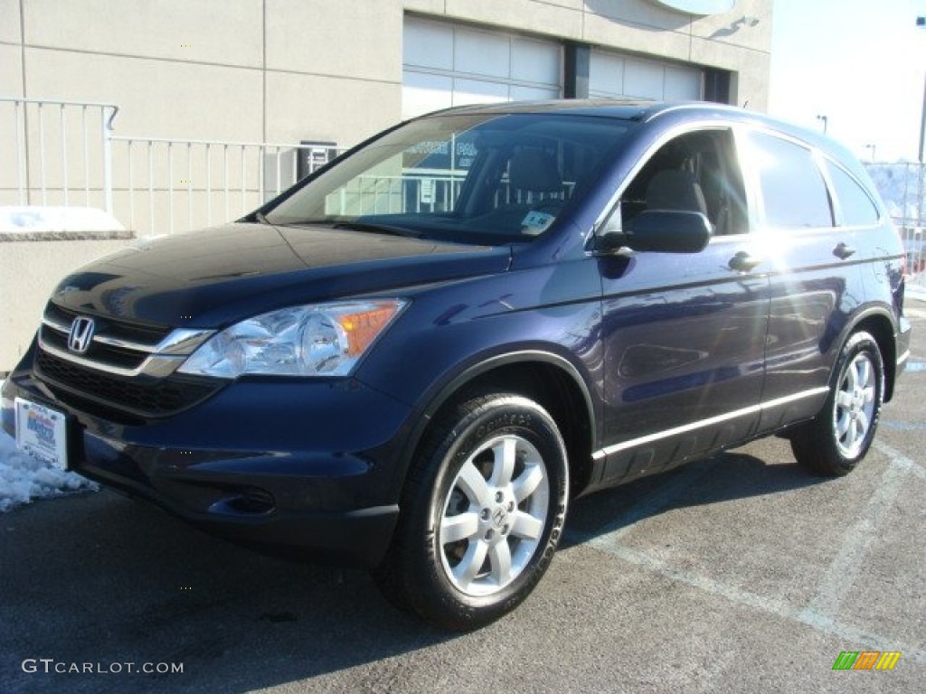 2011 CR-V SE 4WD - Royal Blue Pearl / Gray photo #6
