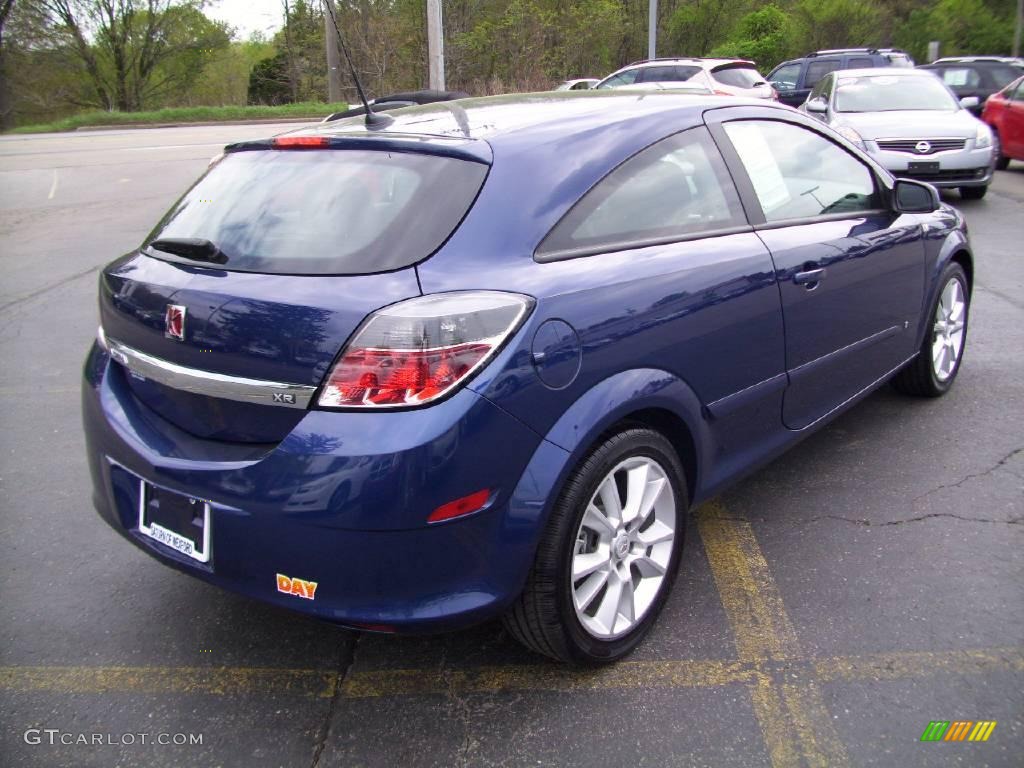 2008 Astra XR Coupe - Twilight Blue / Charcoal photo #5