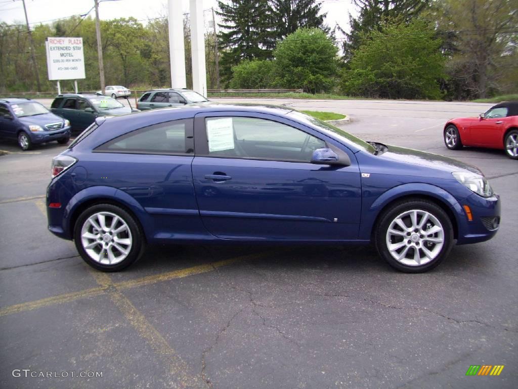 2008 Astra XR Coupe - Twilight Blue / Charcoal photo #6