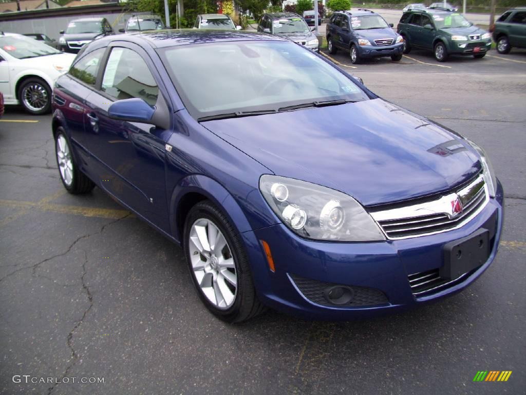 2008 Astra XR Coupe - Twilight Blue / Charcoal photo #7