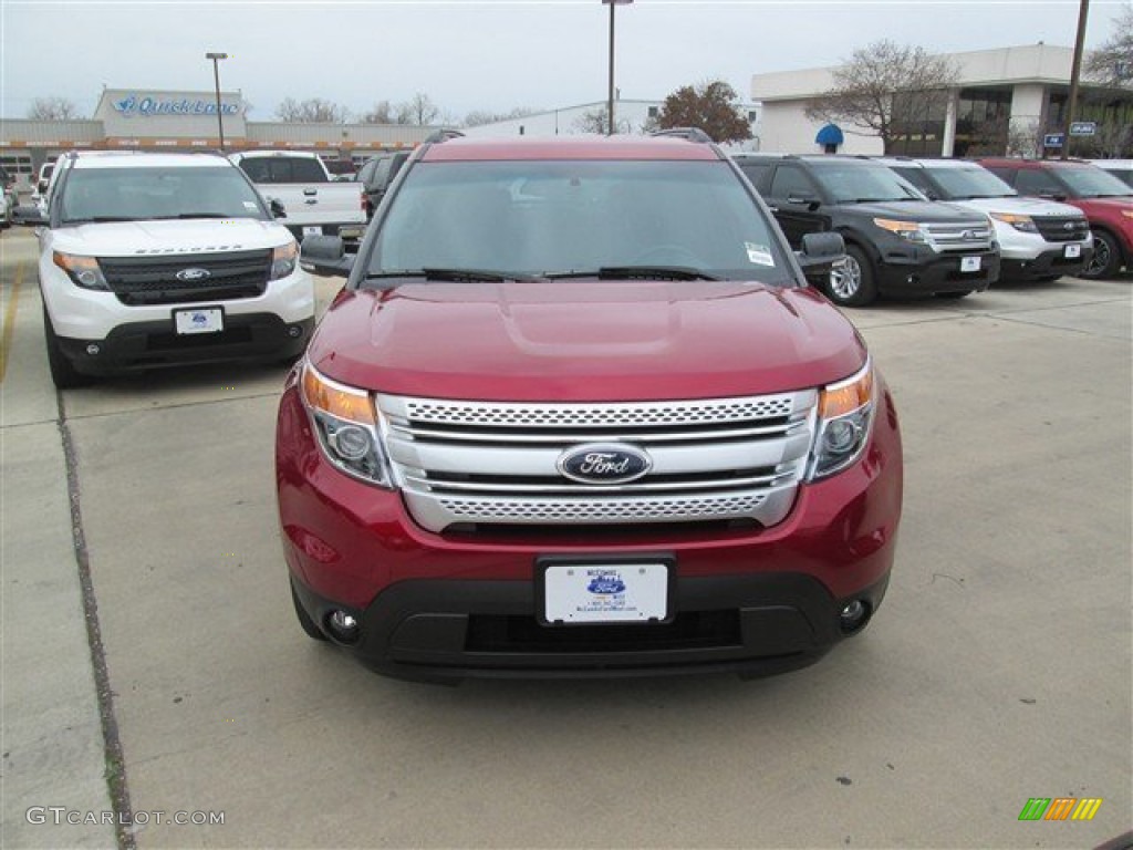 2014 Explorer XLT - Ruby Red / Charcoal Black photo #1