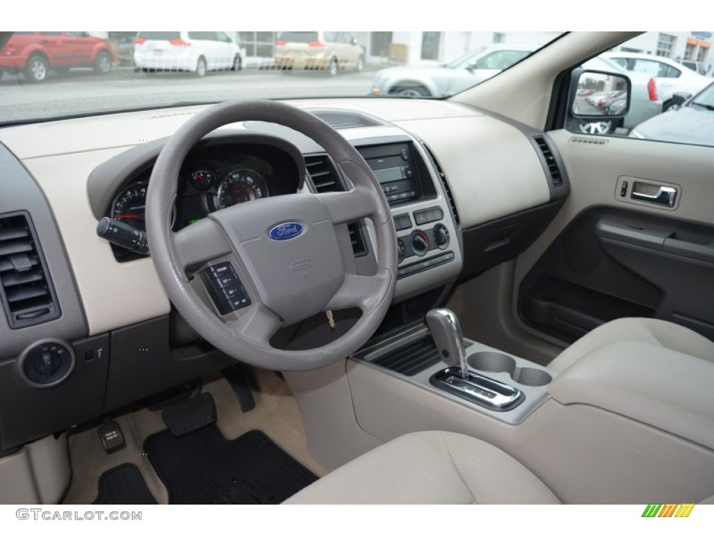 Medium Light Stone Interior 2007 Ford Edge SE Photo #90503330