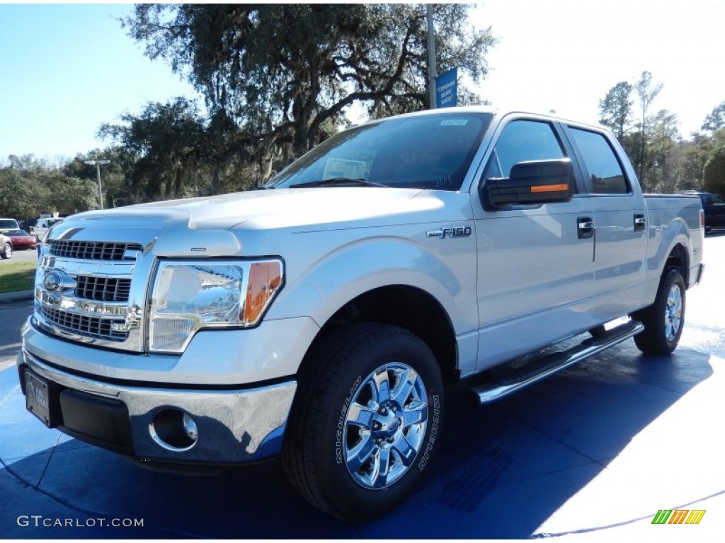 2014 F150 XLT SuperCrew - Ingot Silver / Steel Grey photo #1