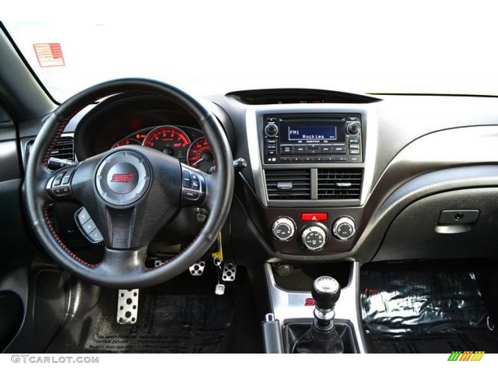 2013 Subaru Impreza WRX STi 5 Door STi Black Alcantara/Carbon Black Dashboard Photo #90504630