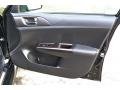 STi Black Alcantara/Carbon Black 2013 Subaru Impreza WRX STi 5 Door Door Panel