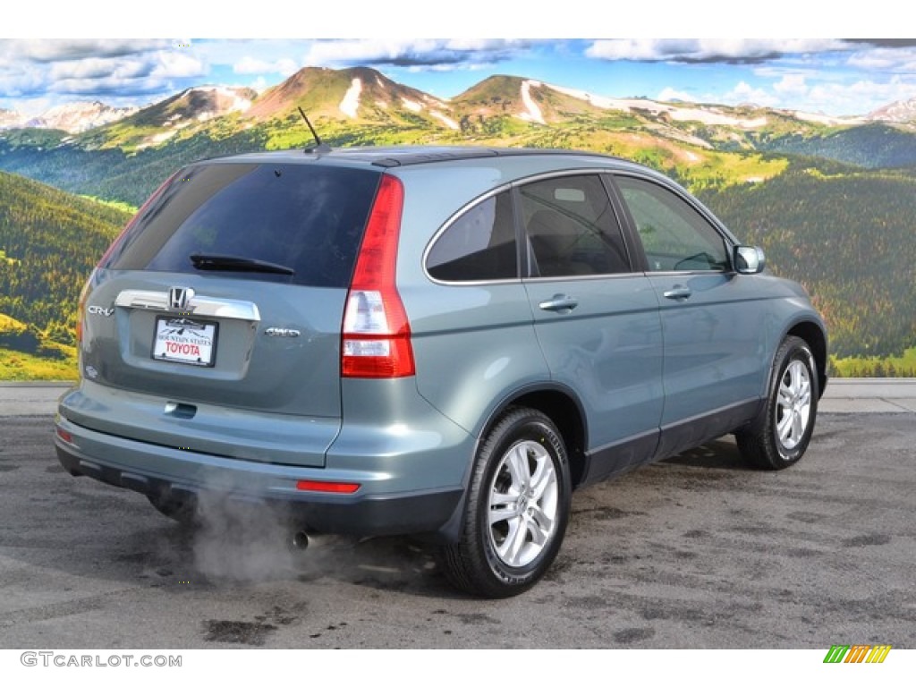 2011 CR-V EX-L 4WD - Opal Sage Metallic / Ivory photo #3