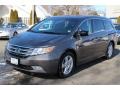 2011 Smoky Topaz Metallic Honda Odyssey Touring  photo #7