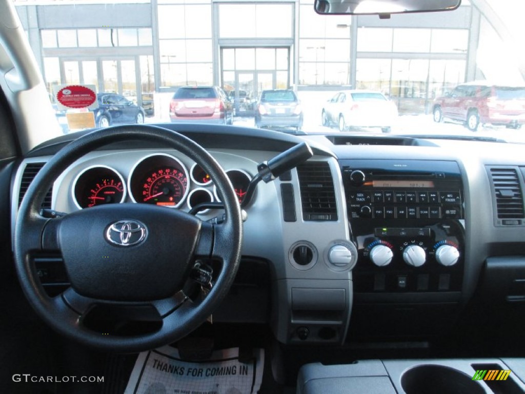 2009 Tundra SR5 Double Cab 4x4 - Salsa Red Pearl / Black photo #6