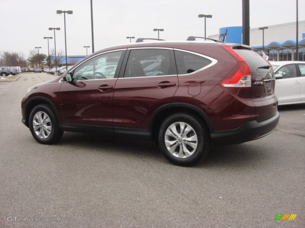 2013 CR-V EX-L - Basque Red Pearl II / Gray photo #3