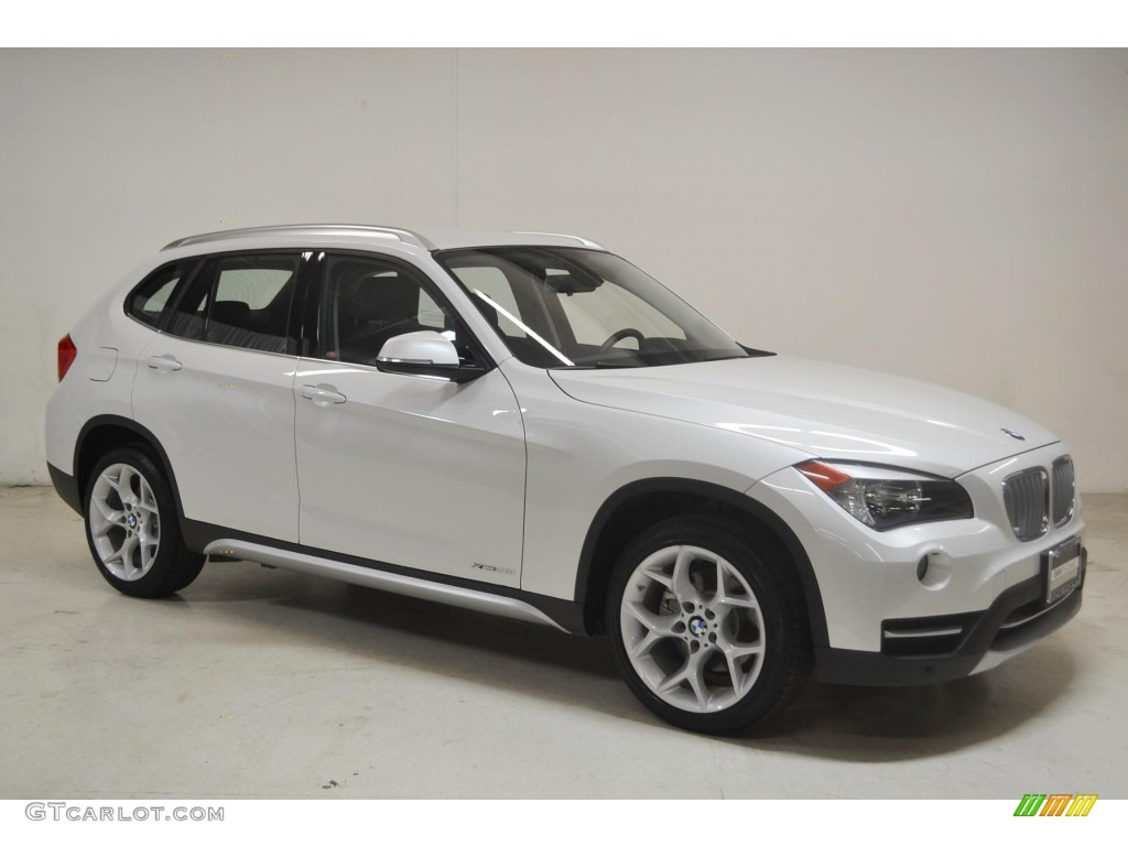 Mineral White Metallic 2014 BMW X1 xDrive28i Exterior Photo #90507729