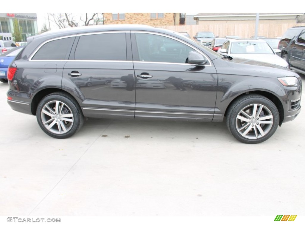 Lava Gray Pearl Effect 2012 Audi Q7 3.0 TFSI quattro Exterior Photo #90508653