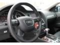 Black 2012 Audi Q7 3.0 TFSI quattro Steering Wheel