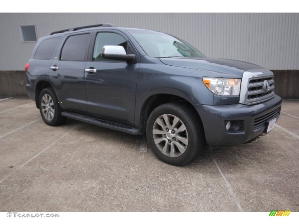 2010 Sequoia Limited 4WD - Slate Gray Metallic / Graphite photo #1