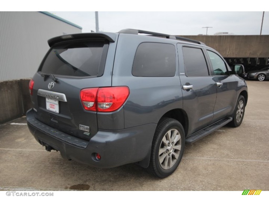 2010 Sequoia Limited 4WD - Slate Gray Metallic / Graphite photo #4