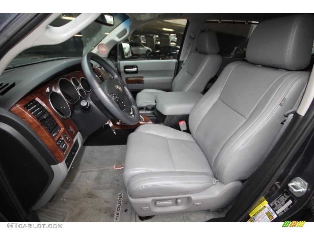 2010 Sequoia Limited 4WD - Slate Gray Metallic / Graphite photo #6
