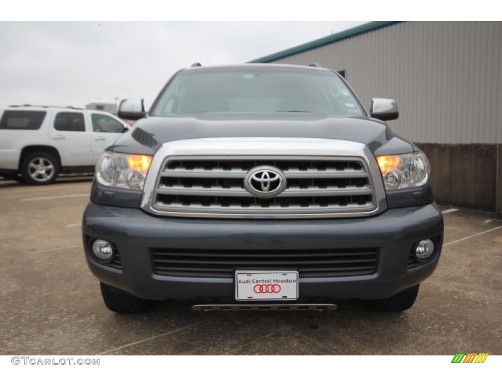 2010 Sequoia Limited 4WD - Slate Gray Metallic / Graphite photo #9