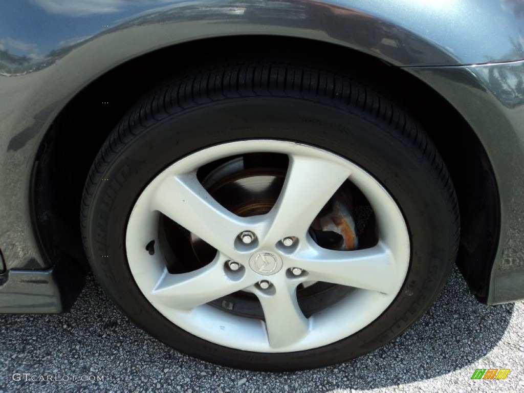 2004 MAZDA6 s Sedan - Steel Gray Metallic / Black photo #3