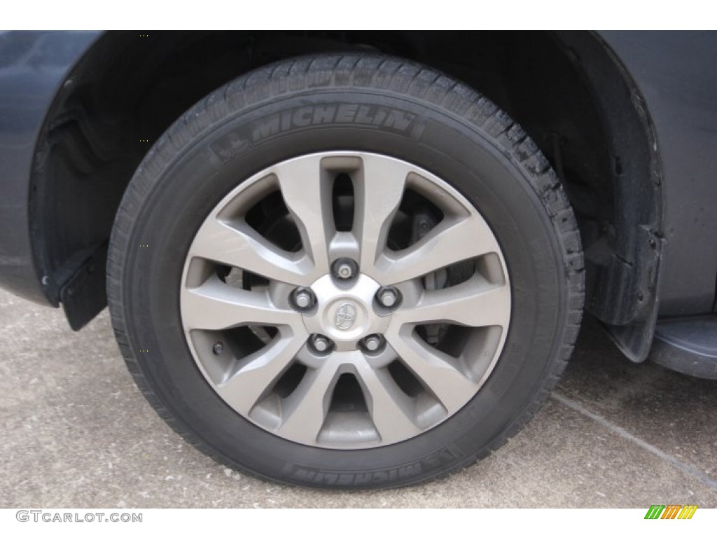 2010 Sequoia Limited 4WD - Slate Gray Metallic / Graphite photo #11
