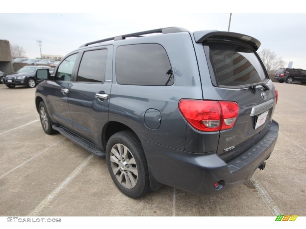 2010 Sequoia Limited 4WD - Slate Gray Metallic / Graphite photo #13