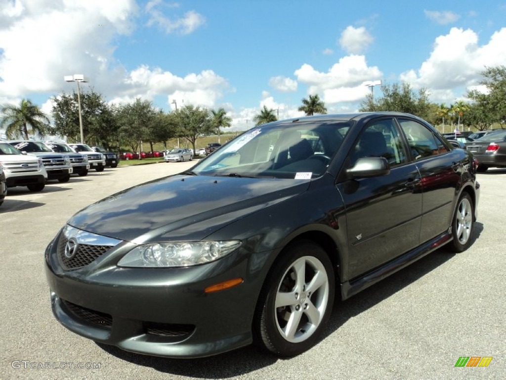 Steel Gray Metallic 2004 Mazda MAZDA6 s Sedan Exterior Photo #90510450