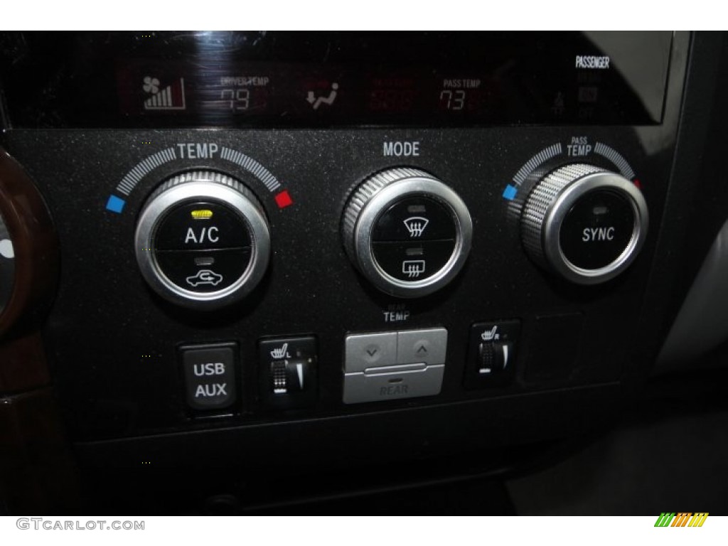 2010 Sequoia Limited 4WD - Slate Gray Metallic / Graphite photo #23