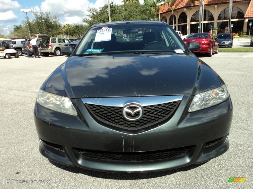 2004 MAZDA6 s Sedan - Steel Gray Metallic / Black photo #15