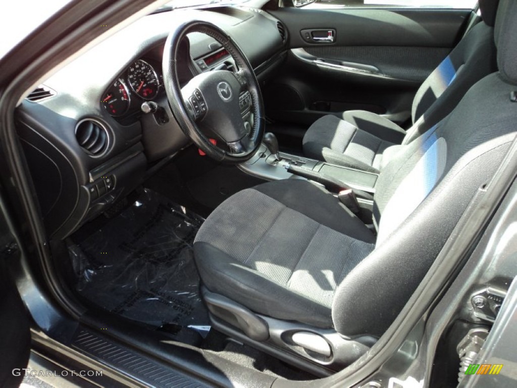 2004 MAZDA6 s Sedan - Steel Gray Metallic / Black photo #18