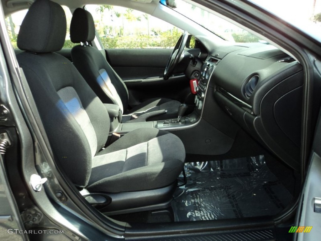 2004 MAZDA6 s Sedan - Steel Gray Metallic / Black photo #21