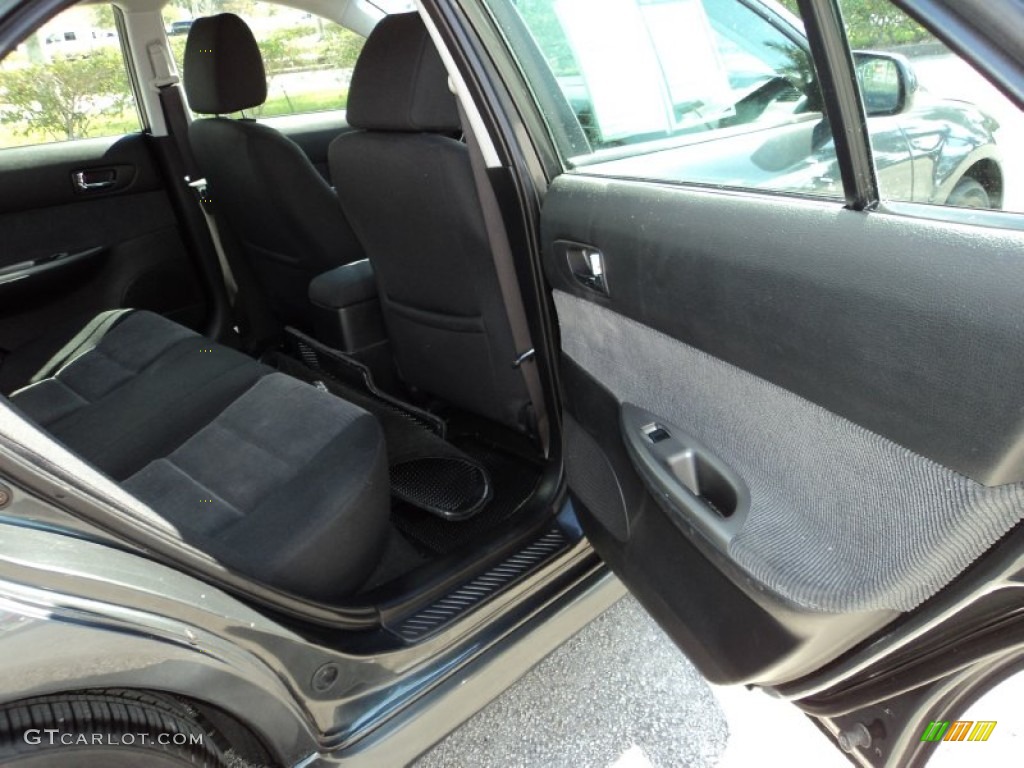 2004 MAZDA6 s Sedan - Steel Gray Metallic / Black photo #22