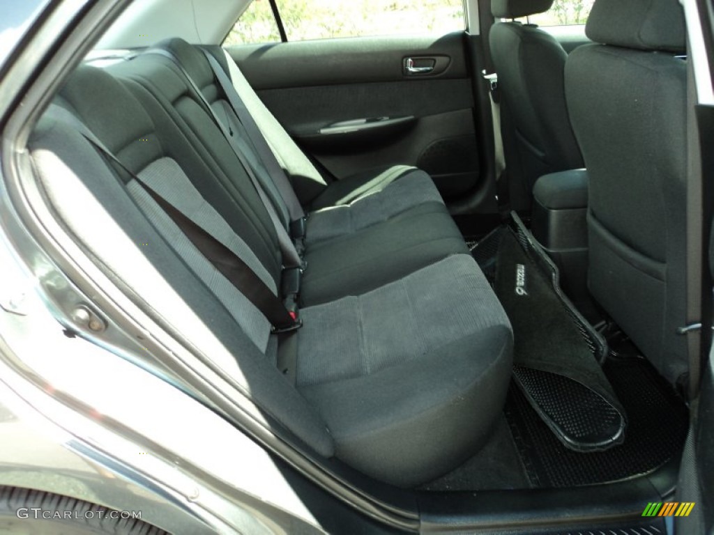 2004 MAZDA6 s Sedan - Steel Gray Metallic / Black photo #23