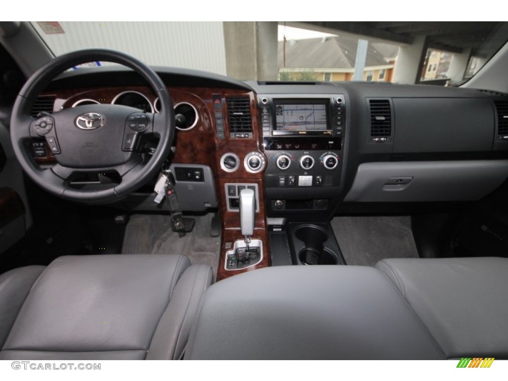 2010 Sequoia Limited 4WD - Slate Gray Metallic / Graphite photo #34