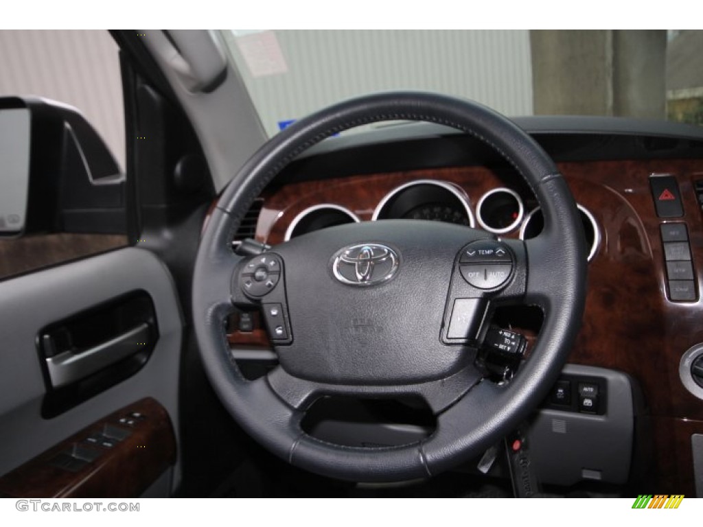 2010 Sequoia Limited 4WD - Slate Gray Metallic / Graphite photo #35