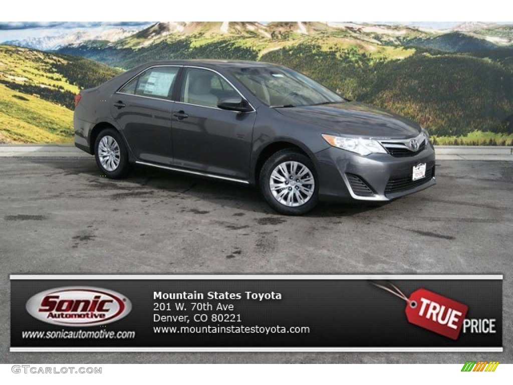 2014 Camry LE - Magnetic Gray Metallic / Ivory photo #1